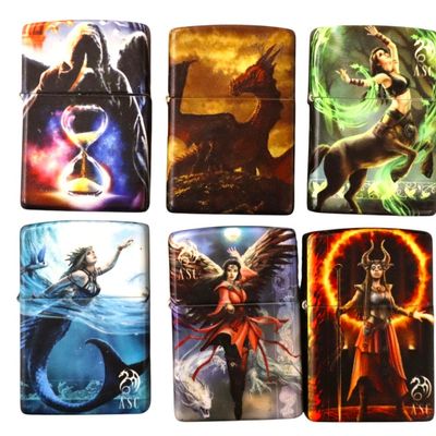 Sale Photo Thumbnail #192: 6 vintage Zippo lighters