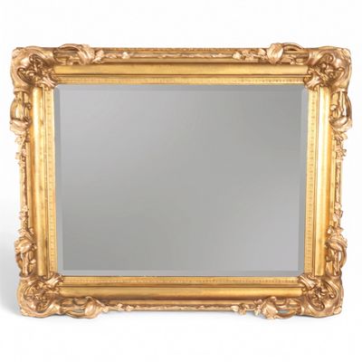Sale Photo Thumbnail #21: Large Rococo Revival Gilt Mirror