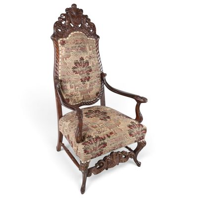 Sale Photo Thumbnail #139: Renaissance Revival Walnut Great Chair