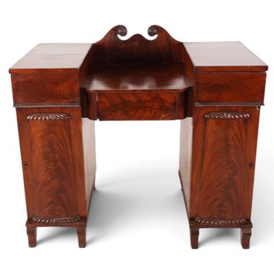 Sale Photo Thumbnail #112: William IV Mahogany Pedestal Server