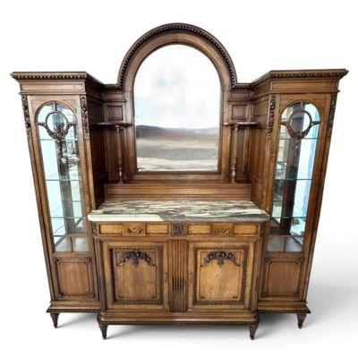 Sale Photo Thumbnail #97: Louis XVI Revival Walnut Sideboard