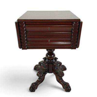 Sale Photo Thumbnail #94: American Classical Mahogany Work Table