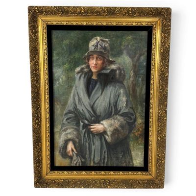 Sale Photo Thumbnail #31: Continental School Portrait of a Woman