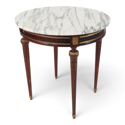 Sale Photo Thumbnail #121: Louis XVI Revival Marble-Top Side Table