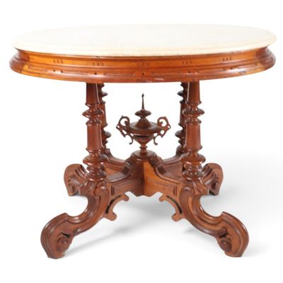 Sale Photo Thumbnail #110: Renaissance Revival Marble-Top Table