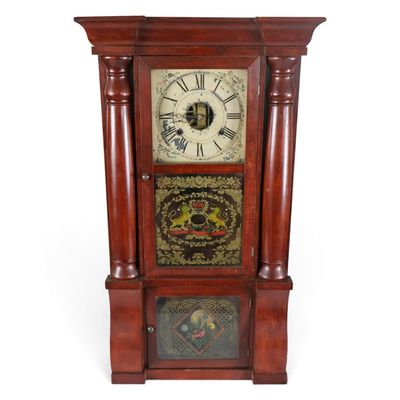 Sale Photo Thumbnail #137: Seth Thomas Eight-Day Column Shelf Clock