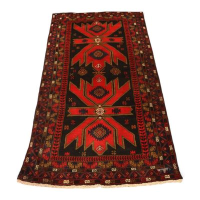 Sale Photo Thumbnail #130: 6 ft. 8 in. x 3 ft. 7 in. Kurdish Type Rug