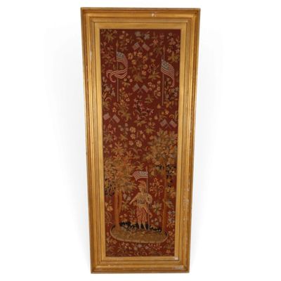 Sale Photo Thumbnail #103: American Patriotic Needlework Panel