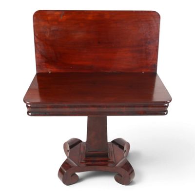Sale Photo Thumbnail #102: American Classical Mahogany Card Table