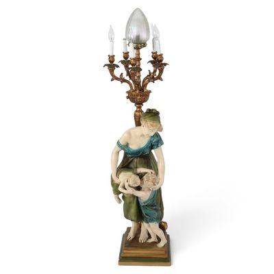 Sale Photo Thumbnail #14: After Luca Madrassi Figural Floor Lamp