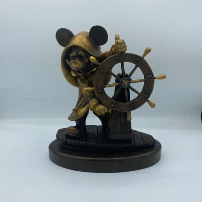 Sale Photo Thumbnail #27: Disney Magic Inaugural Voyage 1998 Mickey at the Wheel Statue