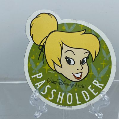 Sale Photo Thumbnail #237: Tinker Bell Passholder Magnet Slight Discoloration On Edge