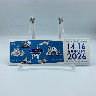 Sale Photo Thumbnail #4: Imagineering Horizons Commemorative Ticket