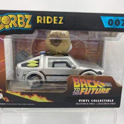 Sale Photo Thumbnail #54: Back to the Future DeLorean With Einstein Dorbz Ridez Figurine