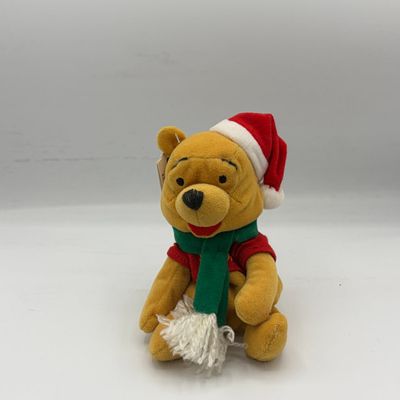 Sale Photo Thumbnail #120: Mouseketoys Beanbag Christmas Pooh Plush
