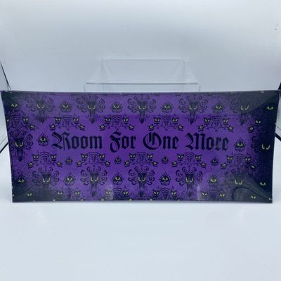 Sale Photo Thumbnail #71: Haunted Man Room For One More Serving Platter *One Side Of Bottom Broken Off*