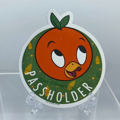 Sale Photo Thumbnail #238: Orange Bird Passholder Magnet