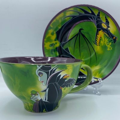 Sale Photo Thumbnail #2: Disney Villains Maleficent Teacup With Saucer