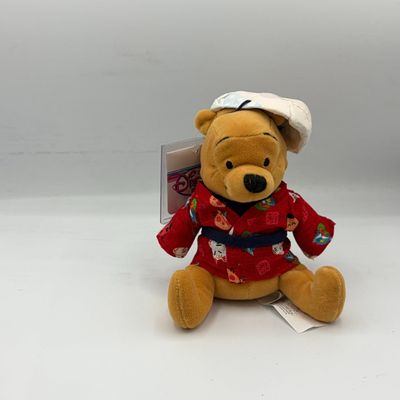 Sale Photo Thumbnail #116: Disney Store Japan Pooh Beanbag Plush In Kimono With Mask