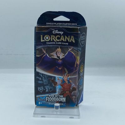 Sale Photo Thumbnail #176: Lorcana Rise Of The Floodborn Starter Deck With The Queen And Gaston