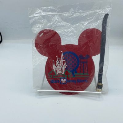 Sale Photo Thumbnail #241: WDW Red Mickey Baggage Tag