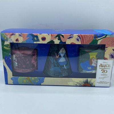 Sale Photo Thumbnail #67: Alice In Wonderland 70th Anniversary Mary Blair Vase Set Of 3