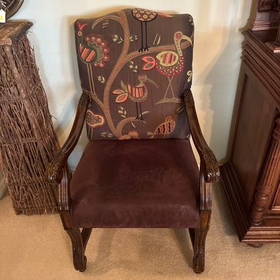 Sale Photo Thumbnail #6: Wooden arm chair