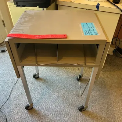 Rolling Metal Printer/Utility Stand ($7.81)