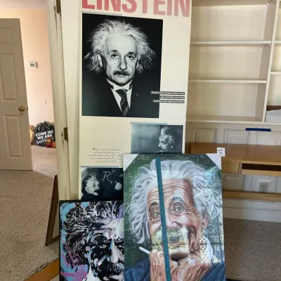 Group of Albert Einstein Wall Art