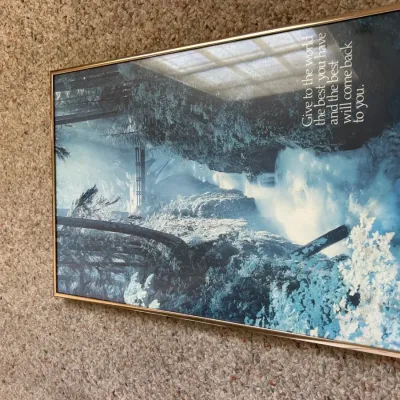 Two Framed Decorative Prints ($7.81)