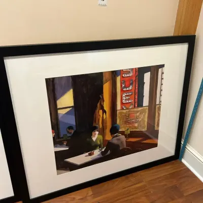 Framed Edward Hopper Reproduction Print – Chop Suey ($7.81)
