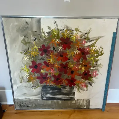 Contemporary Floral Oil Painting