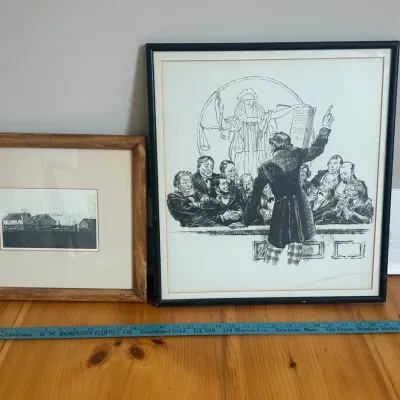 Decorative artwork: 2 pieces ($7.81)