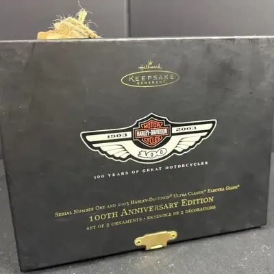 Hallmark Keepsake Ornament Harley Davidson 1903-2003 100th Anniversary Christmas Ornament