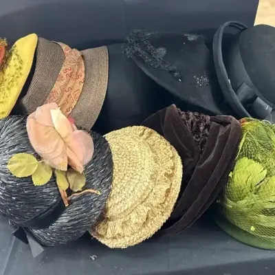 Collection Of 9 Vintage Women’s Millinery Hats
