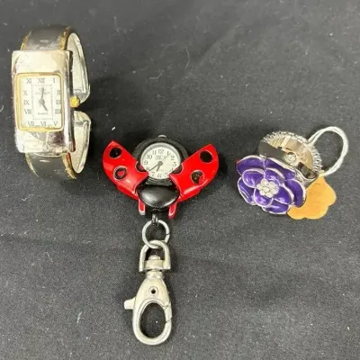 Lot Of 3 Vintage Time Piece Watches Sophie, Cannes, Why Me