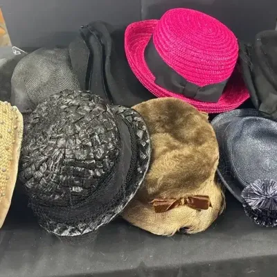 Collection Of 8 Vintage Women’s Millinery Hats