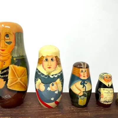 Sale Photo Thumbnail #134: Lot 134 Spirit of 1776 Nesting Doll set