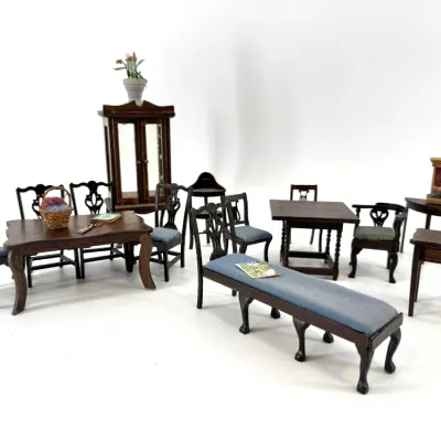 Sale Photo Thumbnail #197: Lot 197 Doll House furniture