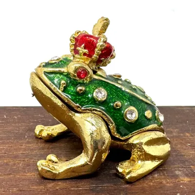 Sale Photo Thumbnail #124: Lot 124 Frog prince trinket box