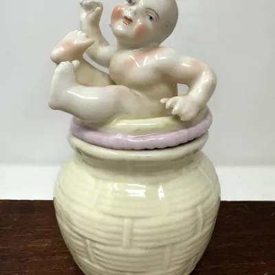 Sale Photo Thumbnail #145: 145 Vintage German jam jar