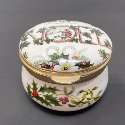 Sale Photo Thumbnail #171: Lot 171 Noel Christmas trinket box