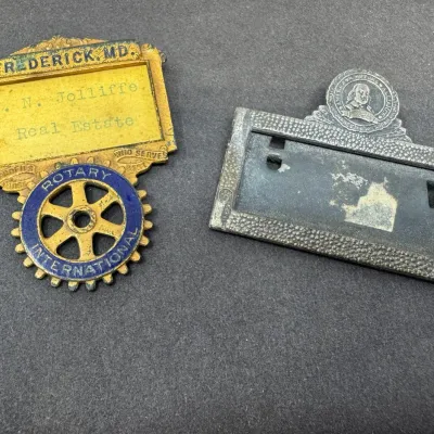 Sale Photo Thumbnail #190: Lot 190 Vintage badge holders
