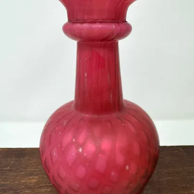 Sale Photo Thumbnail #144: Lot 144 Victorian satin glass bud vase