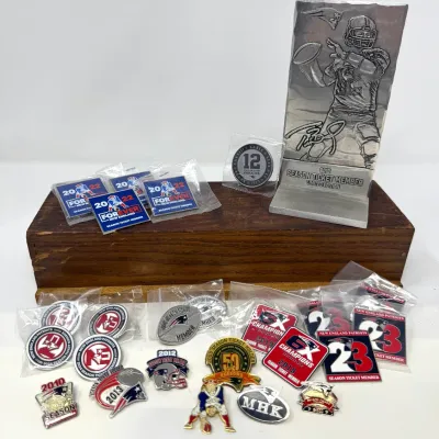 Sale Photo Thumbnail #179: Lot 179 New England Patriots Memorabilia