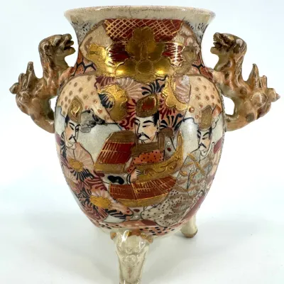 Sale Photo Thumbnail #248: Lot 248 Satsuma Style vase