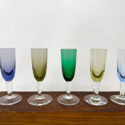 Sale Photo Thumbnail #136: Lot 136 MCM aperitif glasses