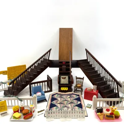 Sale Photo Thumbnail #199: Lot 199 Doll House furniture