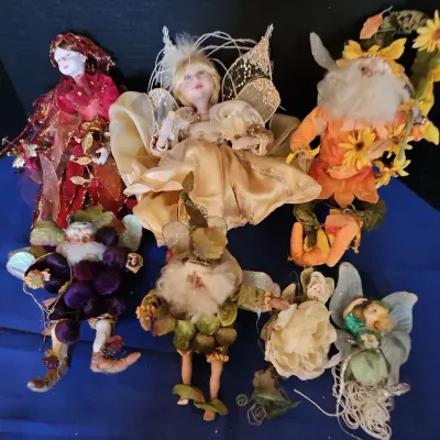 Vintage Classic Pixie & Fairy Doll And Ornament Collection