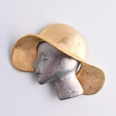 Ultra Craft, Vintage Woman Brooch